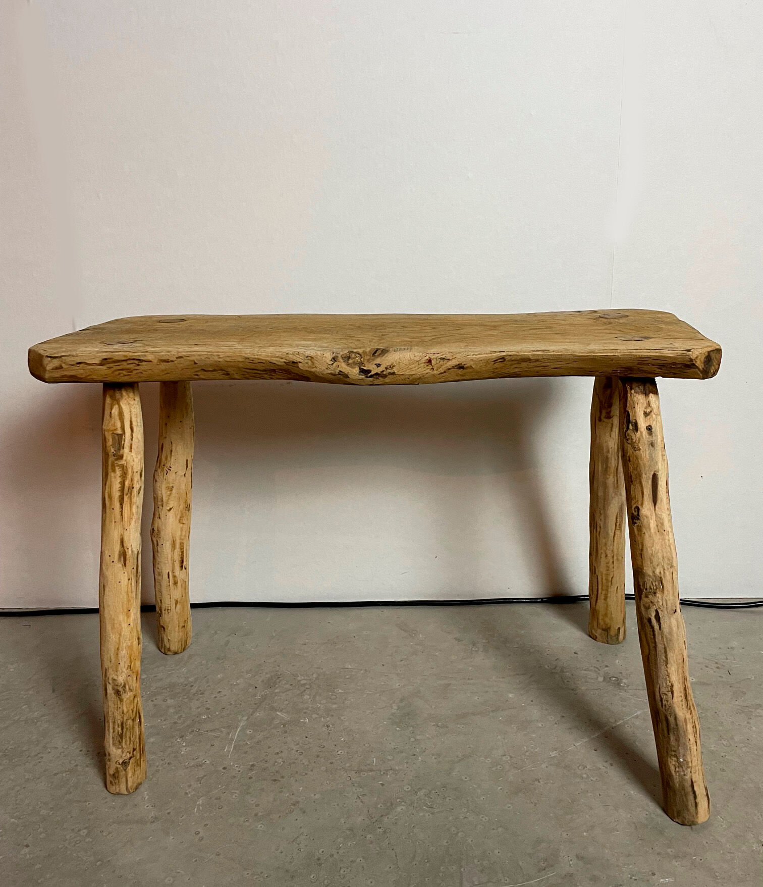 Wooden bench
