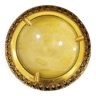 Bronze and glass ashtray Lumi Italy