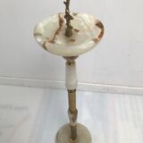 Marble and bronze ashtray