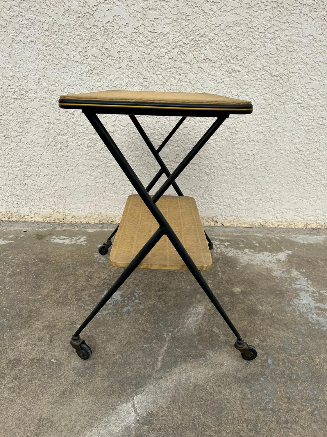 50s trolley on wheels