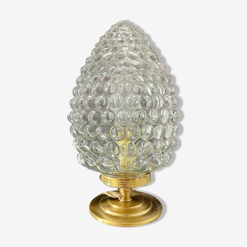 Vintage pine cone standing lamp