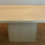 Travertine dining table 6/8 people