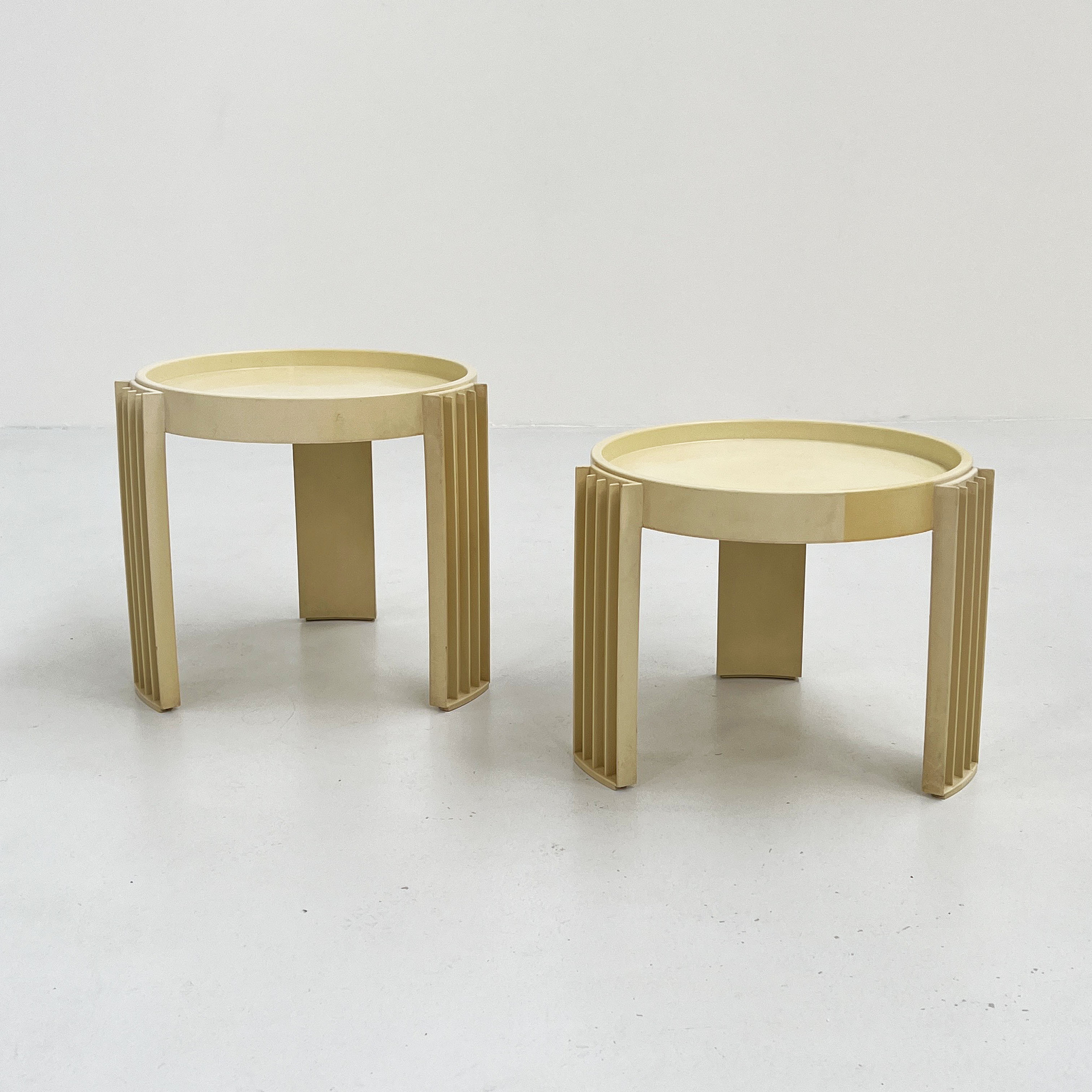 Pair of Marema Side Tables by Gianfranco Frattini for Cassina, 1960s