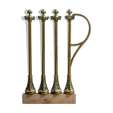 Set four art nouveau theatre railings