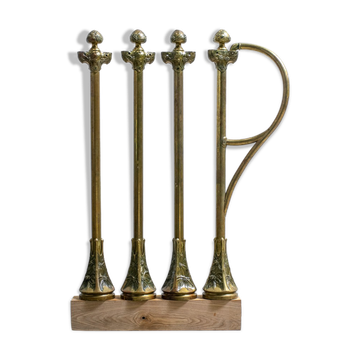 Set four art nouveau theatre railings