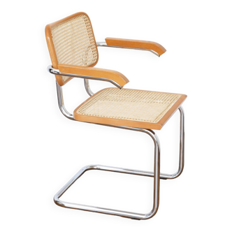 Fauteuil Cesca B64 Breuer Made in Italy - Cannage assise refait