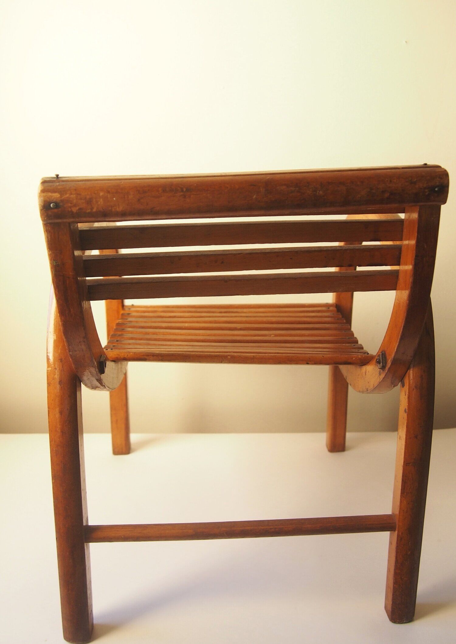 Modernist wooden chair