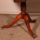 English tripod dining table in solid mahogany - 19th century