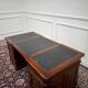 Classic English Desk Partnerdesk Black Leather