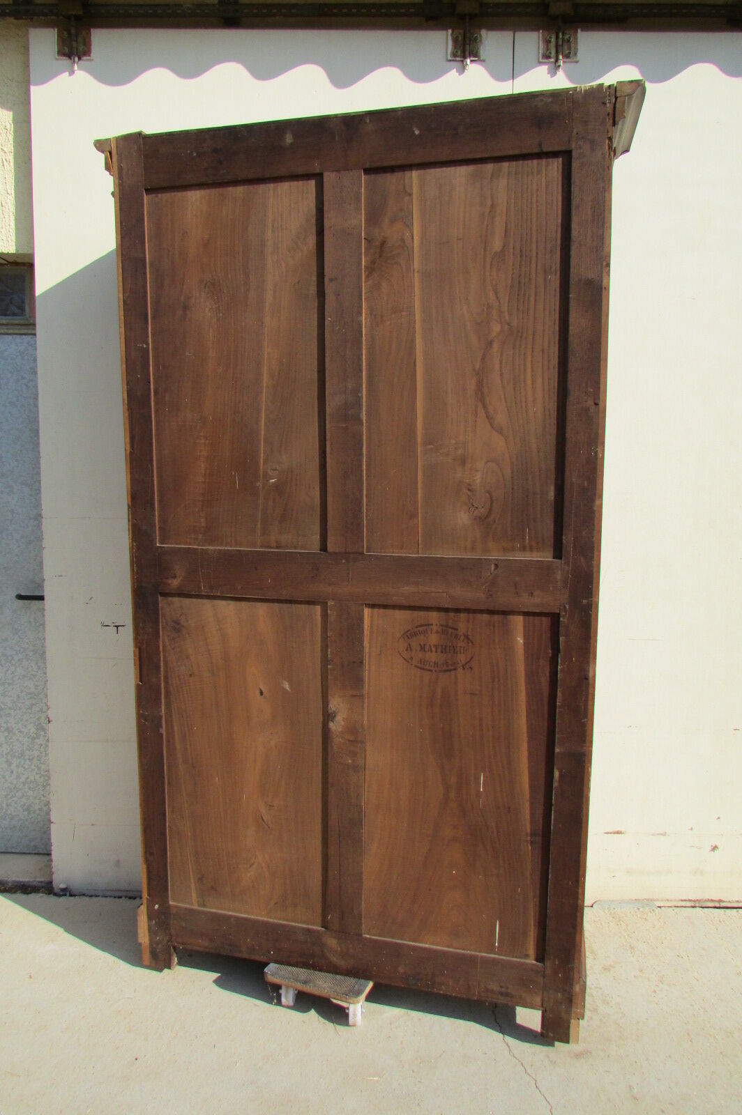 Bookcase old late 19th walnut