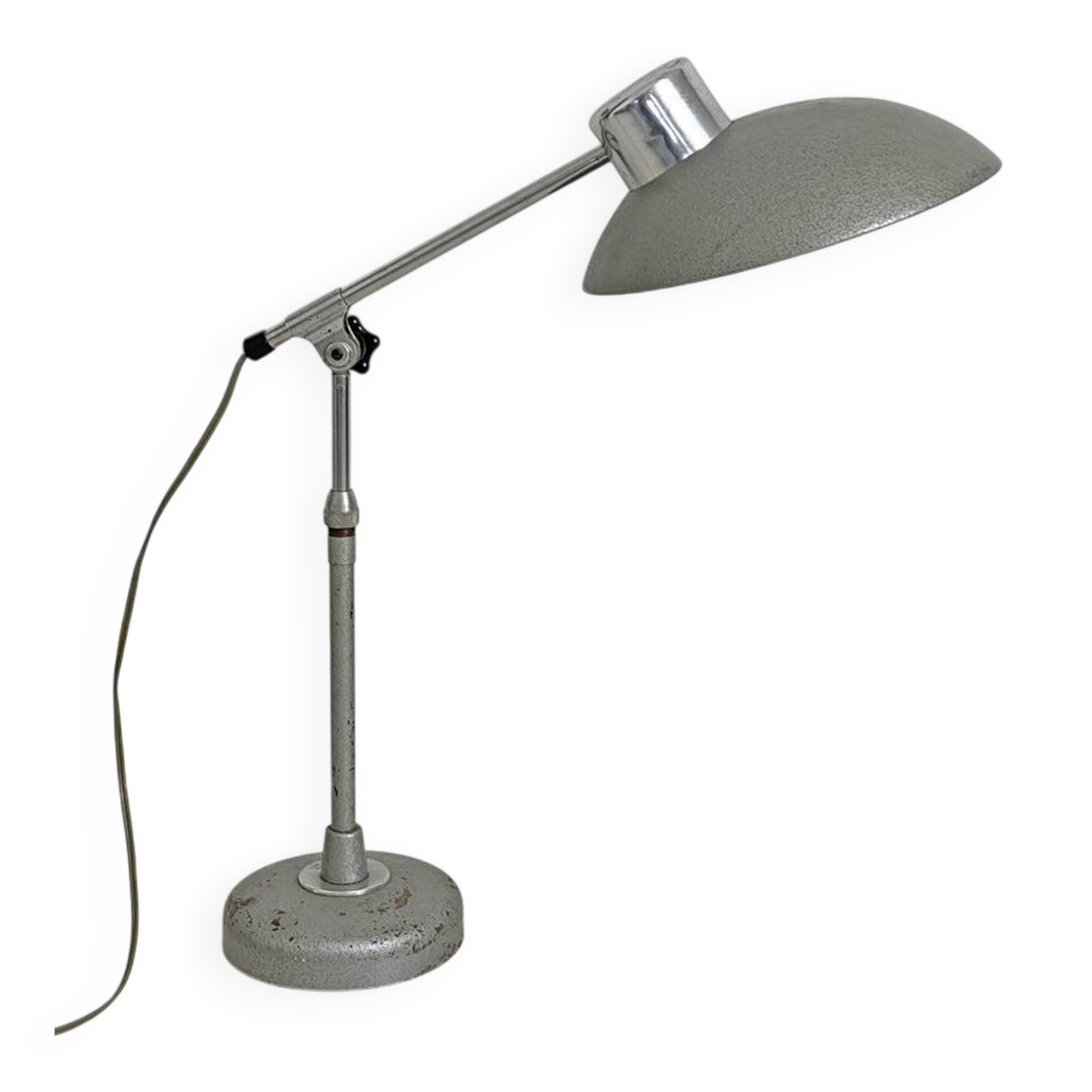Vintage architect lamp 1950s design by Louis Ferdinand Solere