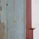 French 19th Century Red‑Painted Stepback Cupboard in Pine