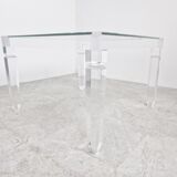 Vintage lucite coffee table, 1990s