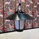 Suspension opaline and metal scandinavian design 1950.