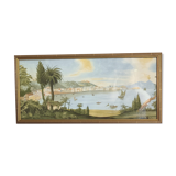 Gouache Neapolitan school 19th