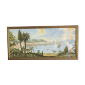 Gouache école Napolitaine 19ième