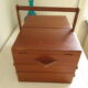 Vintage worker sewing box