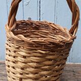 wicker round basket