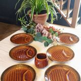 Sarreguemines asparagus set 1970