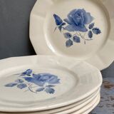 6 plates Digoin Sarreguemines