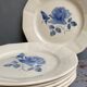 6 plates Digoin Sarreguemines