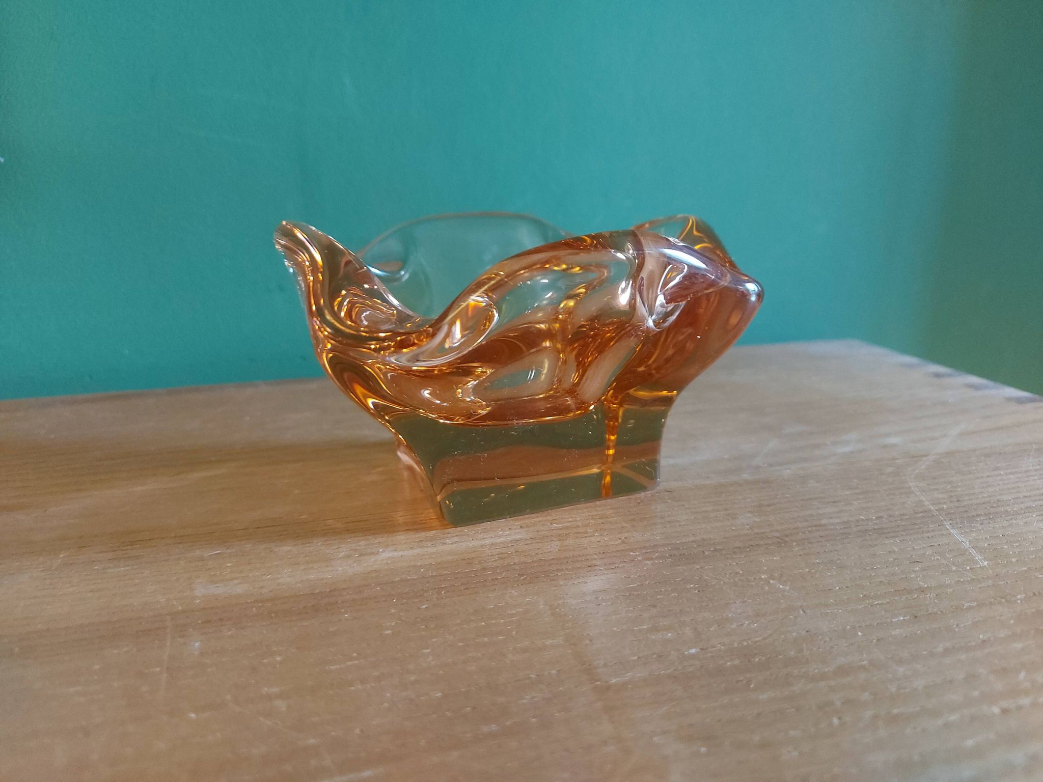 Cendrier vintage en cristal