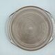Pink glass plate