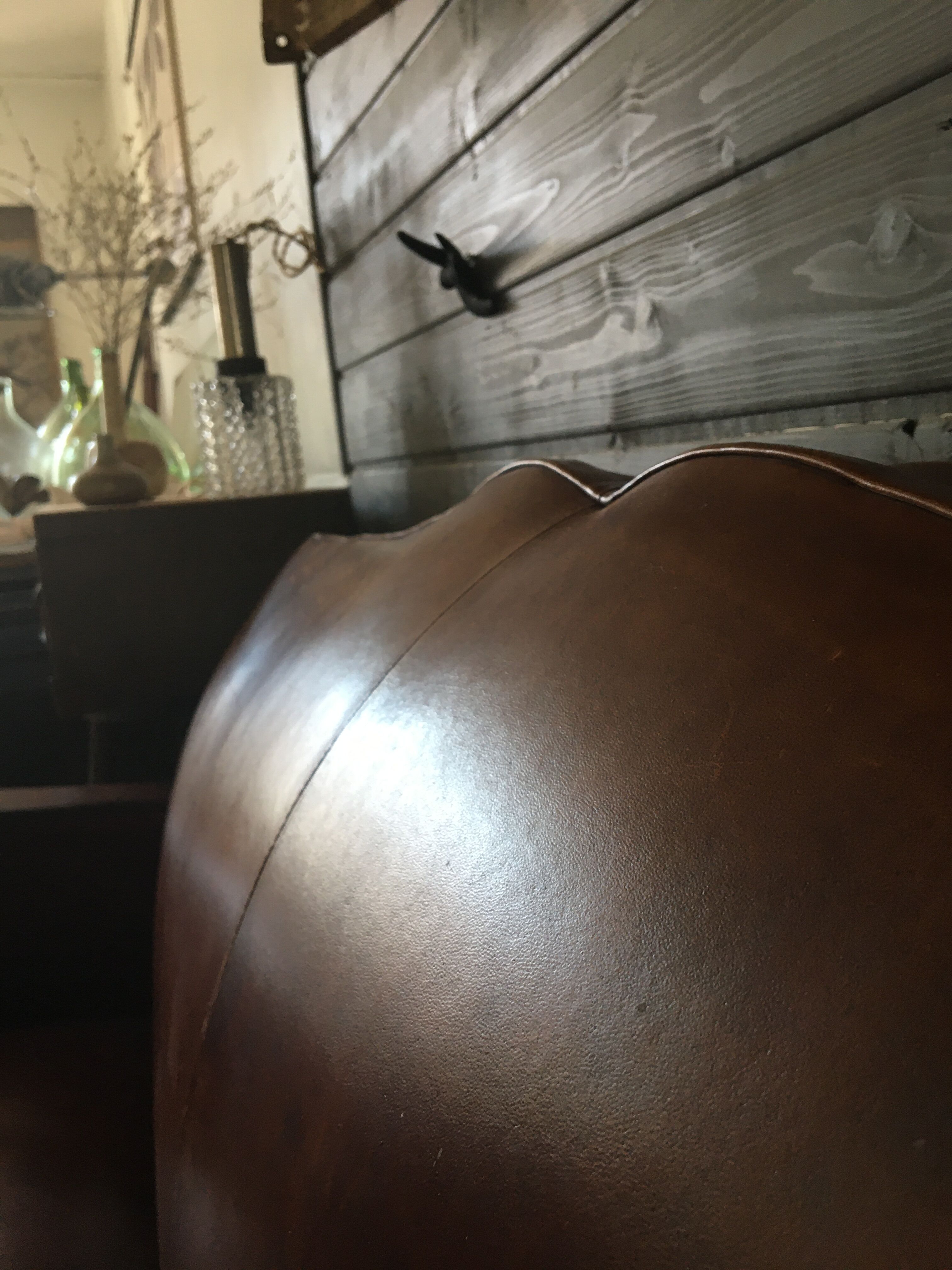 Leather club sofa 30s