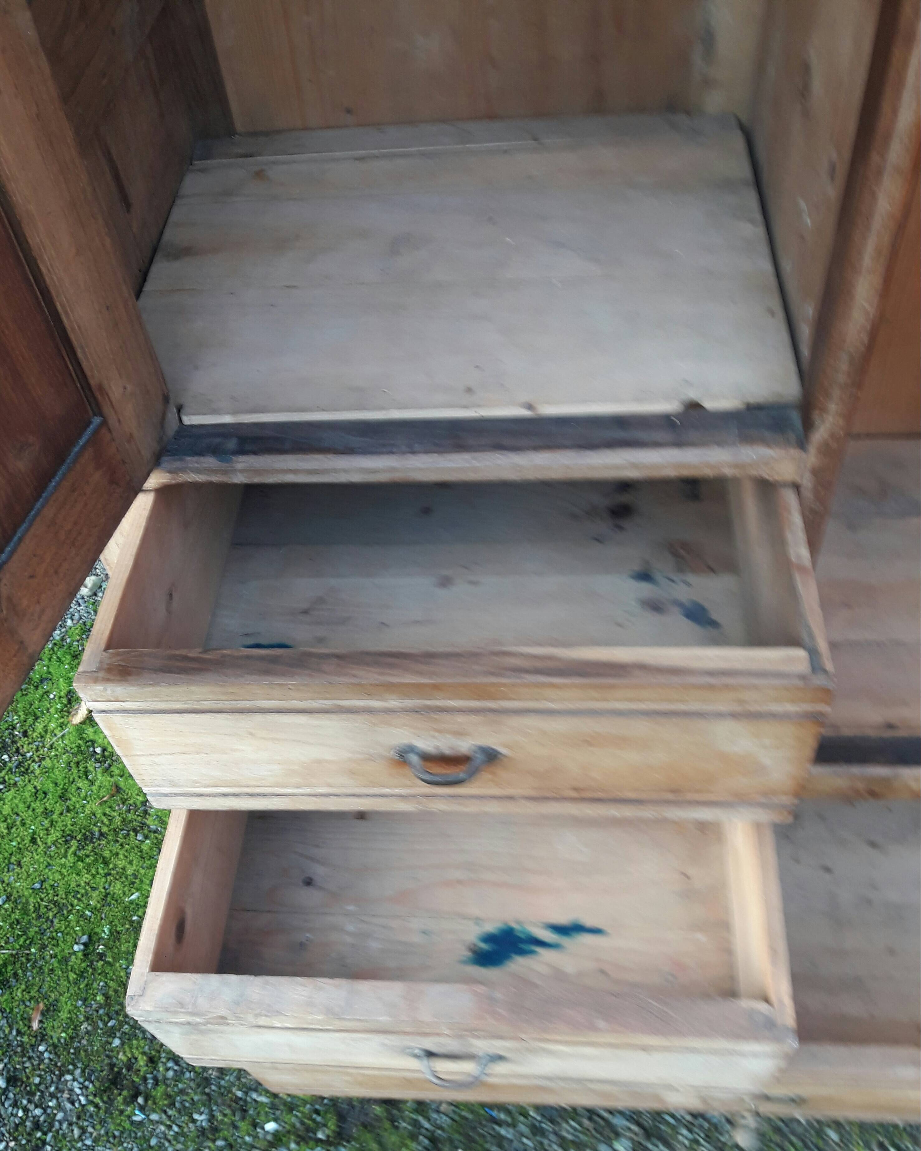 Vintage wardrobe mirror cabinet