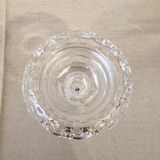 FIG TREE OR SMALL EMPTY PALM-SHAPED GLASS POCKET