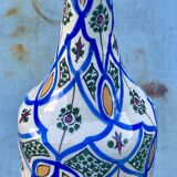 Antique Moroccan Ceramic Vase Signed - XXL Size