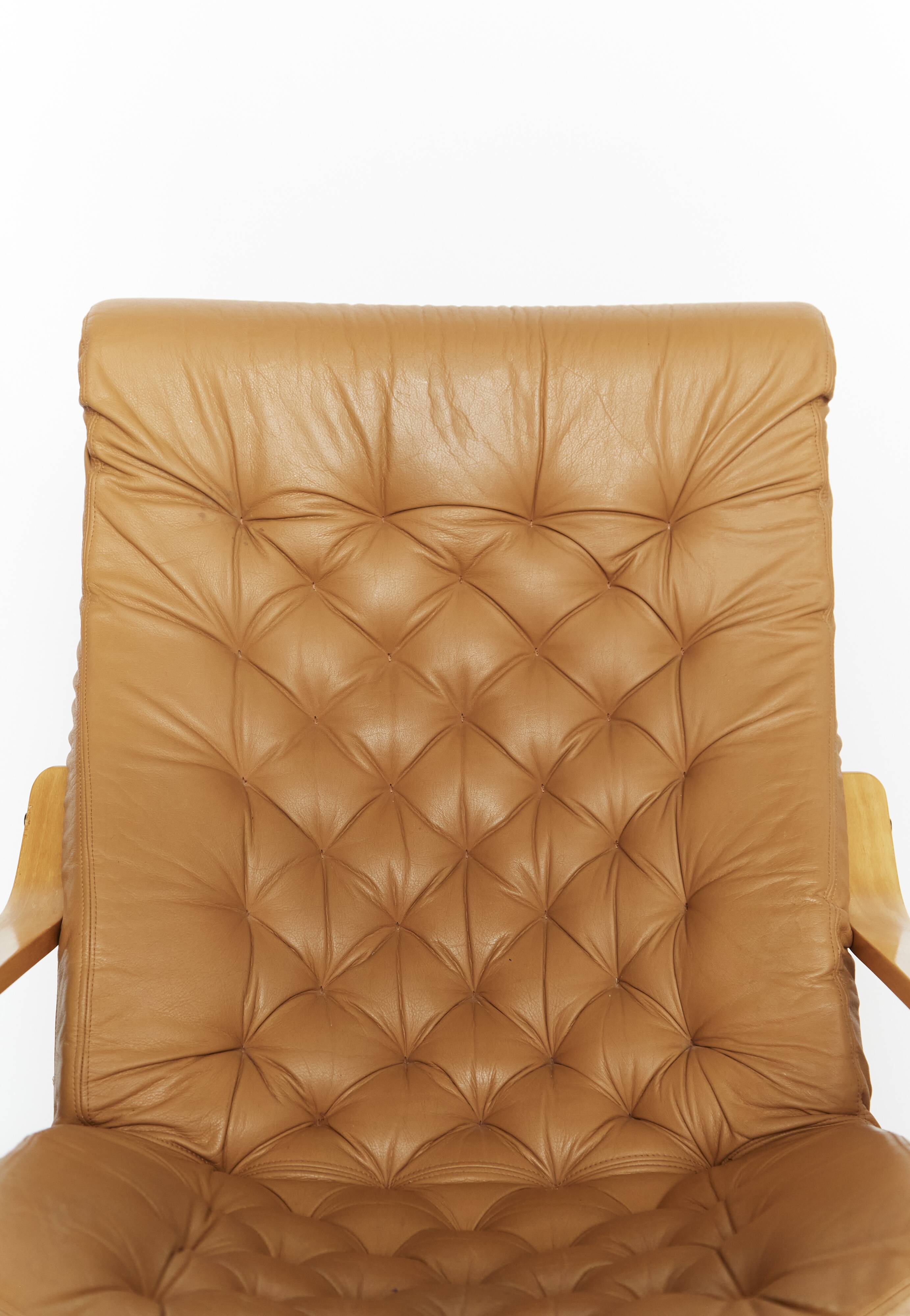 Nobuo Nakamura Armchair and Pouf 'Poem' for IKEA, 1977