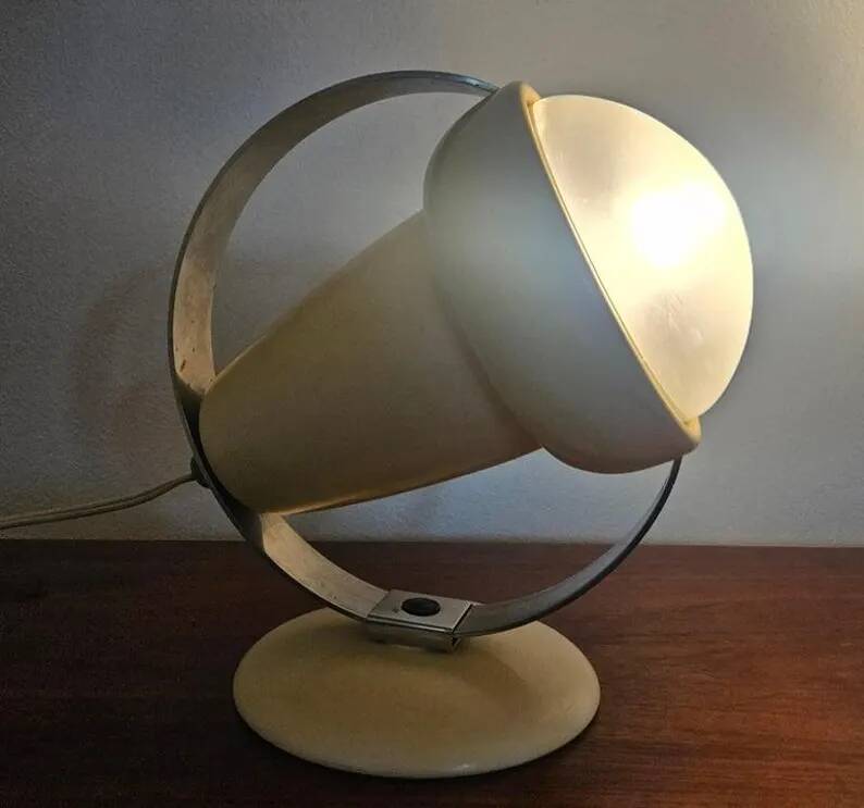 Midcentury Table or Wall Lamp Philips, Charlotte Perriand, Netherland, 1960s