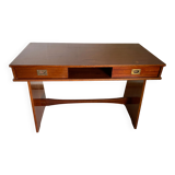 Gautier desk 2 drawers 2 wooden niches 1970
