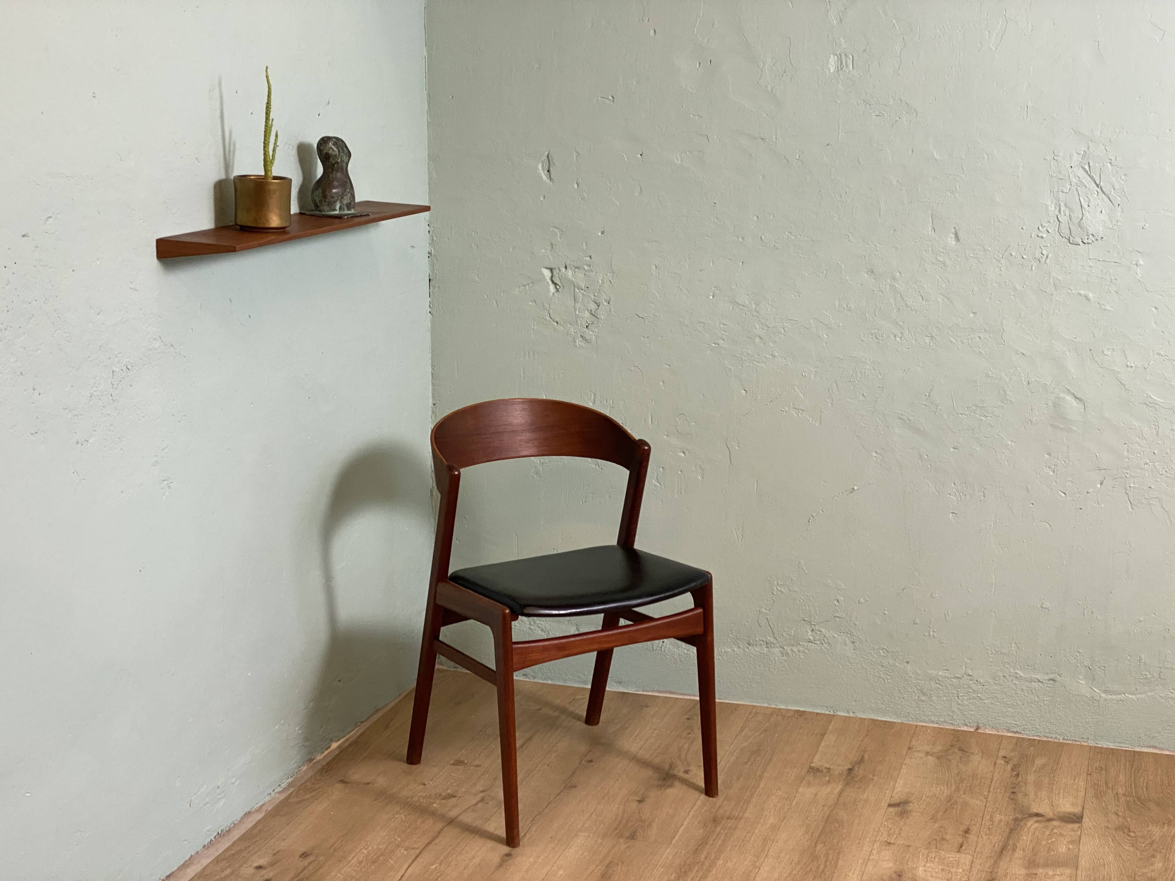 Vintage Scandinavian design teak wall shelves