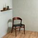 Vintage Scandinavian design teak wall shelves