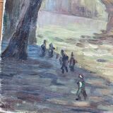 Notre Dame de Paris painting