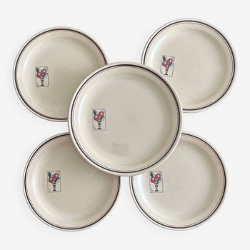 service assiettes 1920 Charbonnier Salins