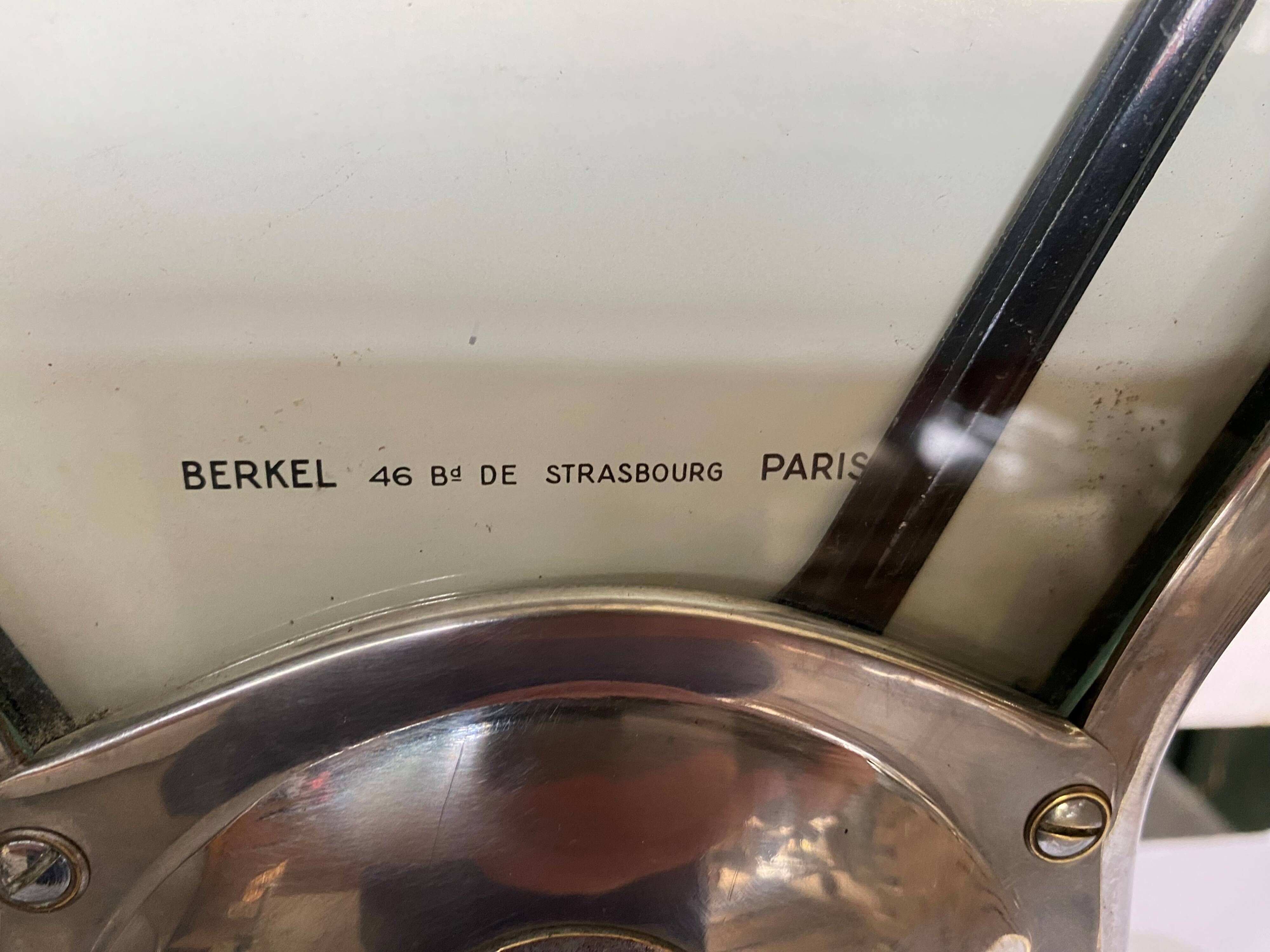 Old Berkel vintage industrial market gardener stainless steel commercial scale 1970