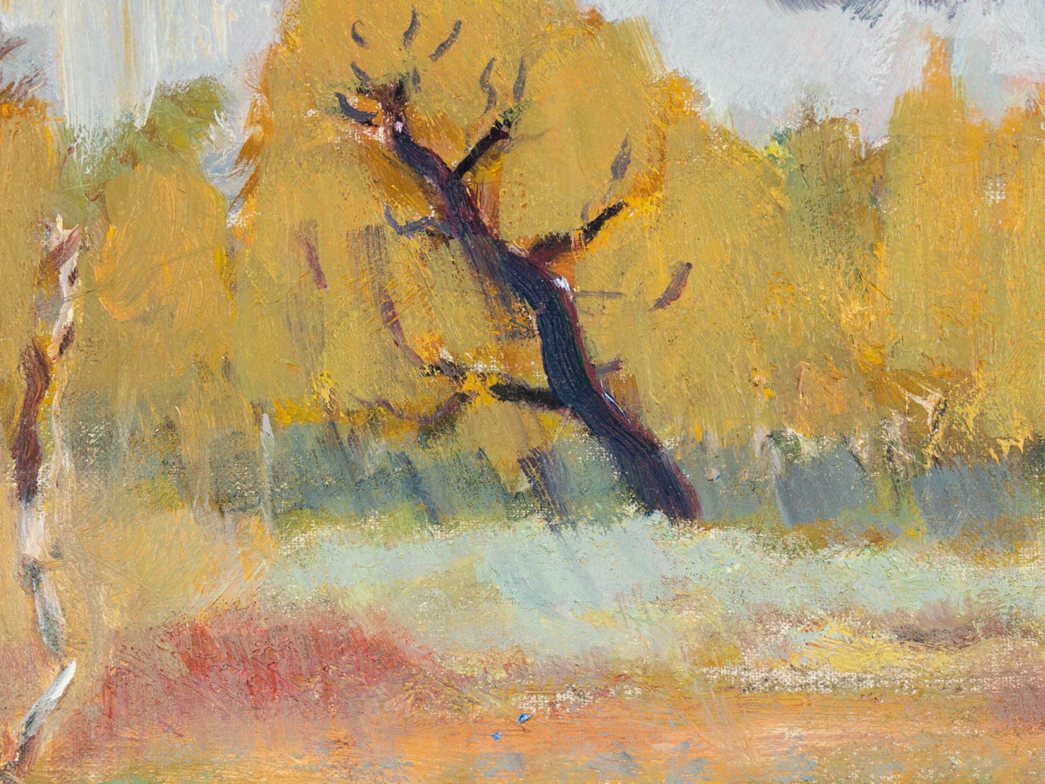 Huile sur toile, 44 x 36 cm
