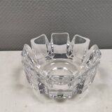 A crystal glass bowl, designed by Lars Hellsten for Orrefors Sweden 1980s