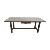 Table de ferme en chêne