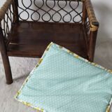 Vintage rattan children's armchair