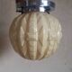 Authentic 20th-century Art Deco globe lamp in coloured glass.