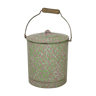Enamelled ash bucket