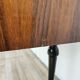Mid-century 1960s mahogany sideboard with glass top