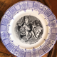 Lot of three plates Sarreguemines