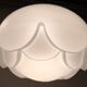 "Artichoke" opaline pendant light by Koch & Lovy for Peill & Putzler