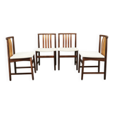 Set of Four Danish Teak Dining Chairs, Scandinavia, 1960s