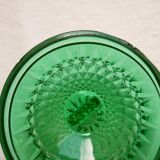 Candy or sugar maker in green glass Arcoroc